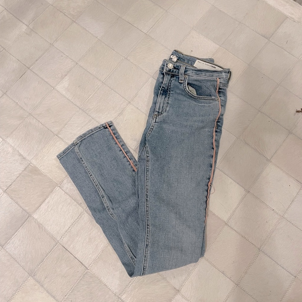 Rag & Bone Hi Rise Skinny Jeans